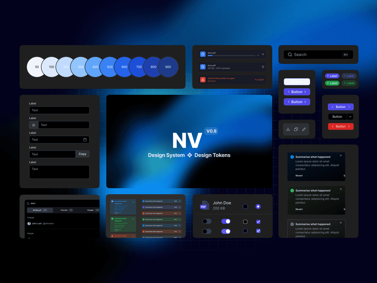 NV Design System - a Robust Design System for SAAS